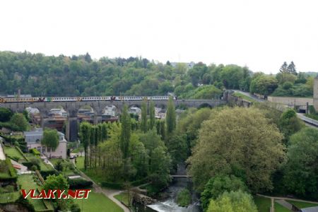 Luxembourg, viadukt Pulvermuhl s jednotkami ř. 2000, 2.5.2024 © Jiří Mazal
