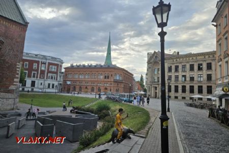 Riga, videohovor z pásovce za dómem, 4.7.2024, Tomáš Kraus