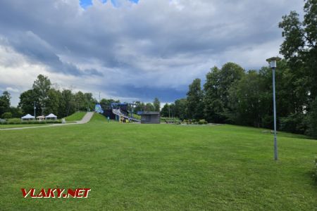 Sigulda, sedačková lanovka u bobové dráhy, 5.7.2024, Tomáš Kraus