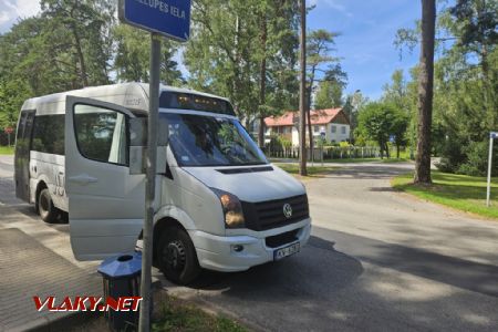 Dubulti, autobus na lince 5 směr Bulduri, 6.7.2024, Tomáš Kraus