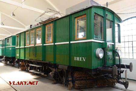 Szentendre/Városi Tömegközlekedési Múzeum: sněžný pluh z tramvaje TS 100 (1925), 26. 7. 2024 © Libor Peltan