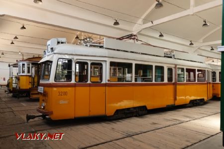 Szentendre/Városi Tömegközlekedési Múzeum: tramvaj UV1 (Ganz 1956), 26. 7. 2024 © Libor Peltan