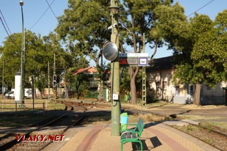 Szeged/Vám tér: rurální atmosféra tramvajové výhybny, 27. 7. 2024 © Libor Peltan