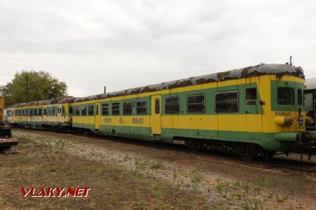 Budapest/Vasúttörténeti Park: motoráky a řidičáky řad 5146 a 6546 (ex B4ipü 20-04) GySEV, 17. 8. 2024 © Libor Peltan