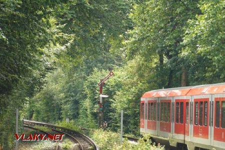 Hamburg/Hochkamp: návěstidlo mechanického autobloku, 22. 6. 2024 © Libor Peltan