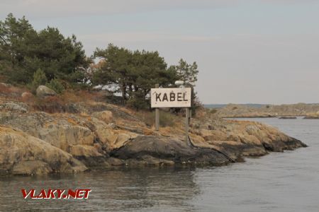 Göteborg/Saltholmen: neobsluhovaný přístav lodní MHD na malém ostrůvku, 30. 7. 2018 © Libor Peltan