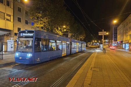 Kassel, Fünffensterstrasse: obousměrná Flexity (v Oberkaufungen není smyčka), © Tomáš Kraus, 4.10.2024