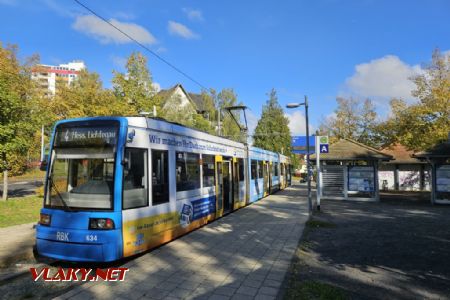 Kassel, Druseltal: tramvaj ve smyčce, © Tomáš Kraus, 6.10.2024