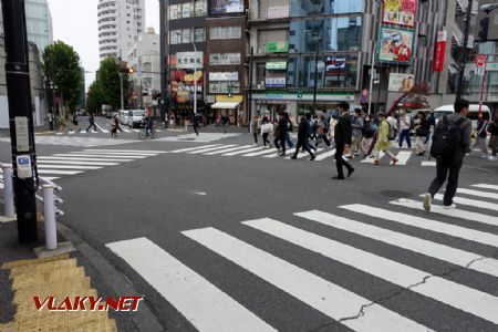 Tokio, přechod u stanice Yoyogi, 29.10.2024 © Jiří Mazal