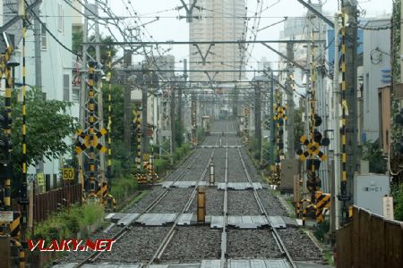 Tokio, vedení tramvajové trati, 29.10.2024 © Jiří Mazal