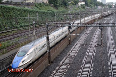 Nippori, Shinkansen ř. E7, 29.10.2024 © Jiří Mazal