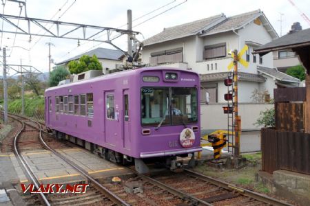 Kyoto, zast. Omuro-Ninnaji, tram č. 616, 5.11.2024 © Jiří Mazal