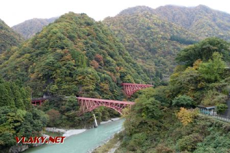 Kurobe Gorge Railway, mosty Yamabiko a Shin-Yamabiko, 7.11.2024 © Jiří Mazal