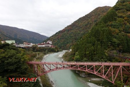 Kurobe Gorge Railway, most Yamabiko, 7.11.2024 © Jiří Mazal