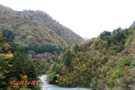 Kurobe Gorge Railway, úsek Moriishi - Kuronagi, 7.11.2024 © Jiří Mazal