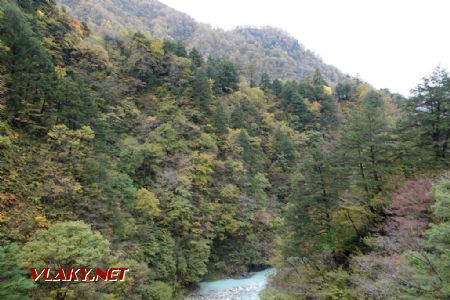 Kurobe Gorge Railway, úsek Kuronagi - Sasadaira, 7.11.2024 © Jiří Mazal