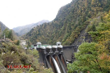 Kurobe Gorge Railway, přehrada Dashidaira, 7.11.2024 © Jiří Mazal