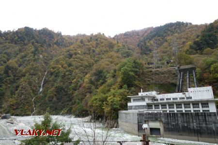 Kurobe Gorge Railway, přehrada Kurobegawa, 7.11.2024 © Jiří Mazal