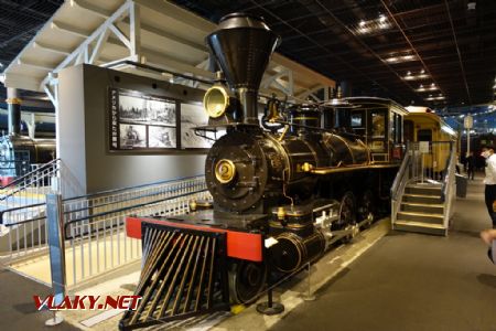 Omiya, železniční muzeum, parní lokomotiva Bankai řady 7010 z r. 1880, 28.10.2024 © Jiří Mazal