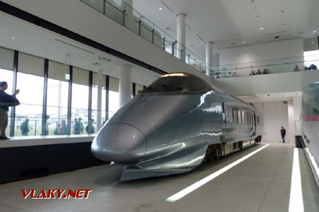 Omiya, železniční muzeum, Shinkansen ř. 400 (mini-Shinkansen) z r. 1992, 28.10.2024 © Jiří Mazal