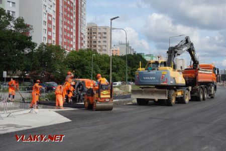 Petržalka, asfaltéri pri Jantárovej ceste ©Juraj Földes, 2.7.2024