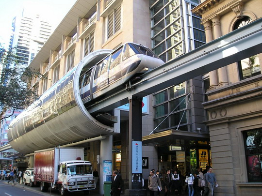 24.6.2008 – Sydney, Monorail na Pitt Street © Michal Weiszer