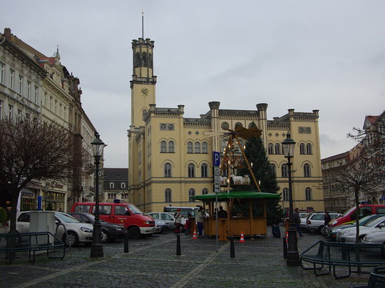 Adventní náměstí Zittau s radnicí © Václav Vyskočil