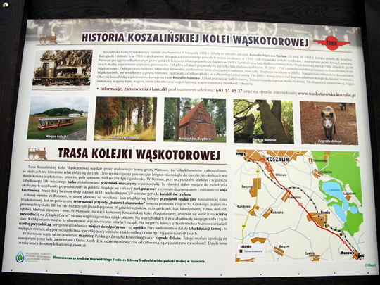 Informašní tabule v depu Koszalin © Jan Guzik