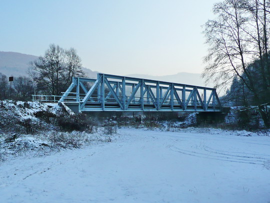 Most v textu vzpomínaný, tentokrát v zimním hávu (19.12.2009) © vlarsky-prusmyk