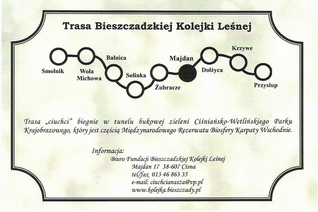 Cestovný lístok s mapou. Archív Mária Polláková