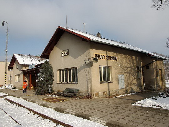 Budova stanice Trhový Štěpánov © Václav Vyskočil