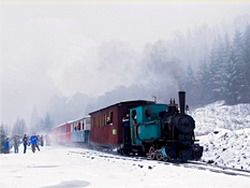 Silvester 2010 pod parou na Čiernohronskej železnici