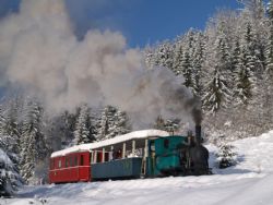 Rozprávková zima na Čiernohronskej železnici