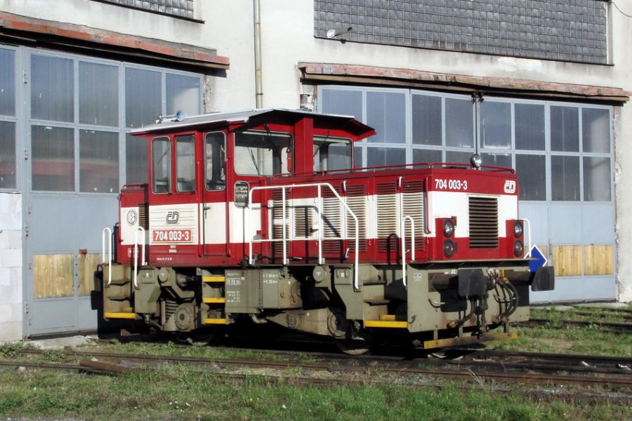 Motorové lokomotivy na našich kolejích: řada 704
