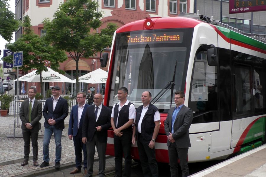 Zahájení provozu nové řídící techniky v MHD města Zwickau
