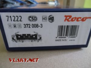 H0 - ČSD lokomotiva Roco 71222 - digi, zvuk