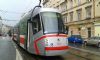 Vykolejení tramvaje v centru Brna na zastávce Tkalcovská