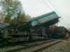Srážka nákladních vlaků na Ústecku