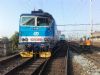 Srážka a vykolejení lokomotivy v Brně - škoda přes 3 milióny