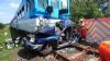 Při střetnutí na přejezdu v Pržně zemřela řidička
