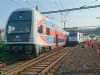 V Ústí nad Labem zastavily vlaky méně než metr od sebe